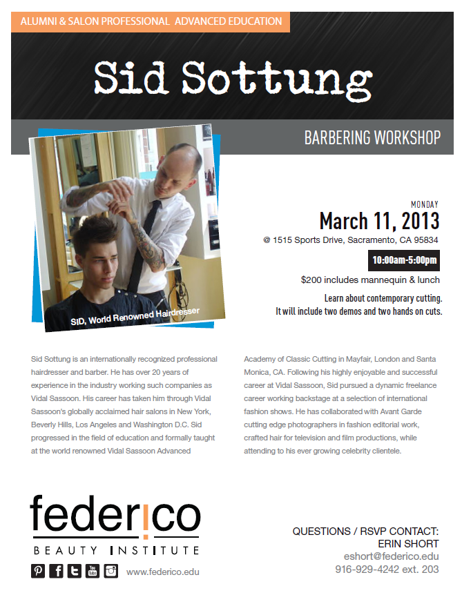 Sid Sottung Flyer Monday