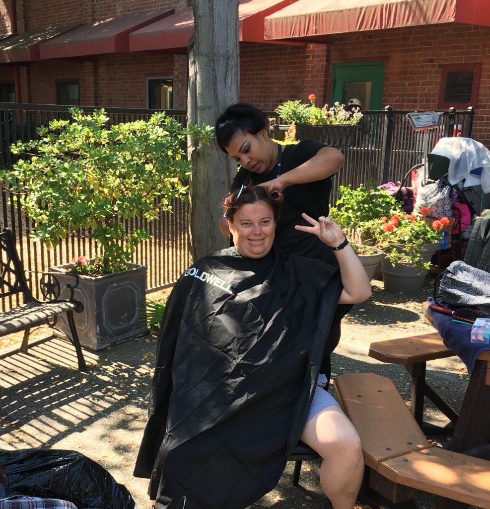 maryhouse haircut event