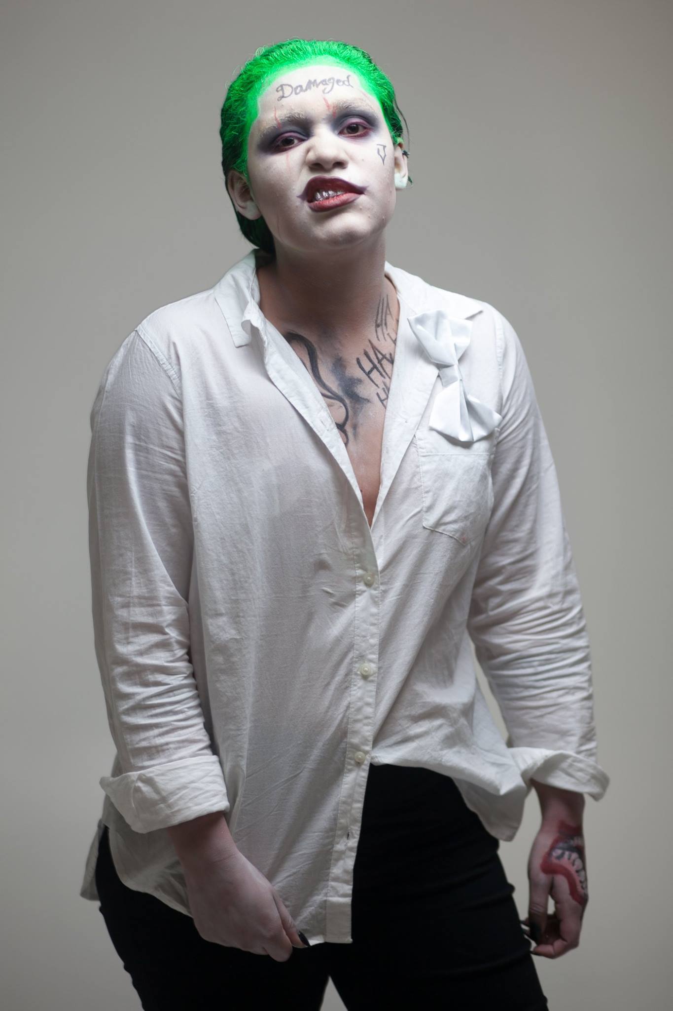 Halloween Joker makeup