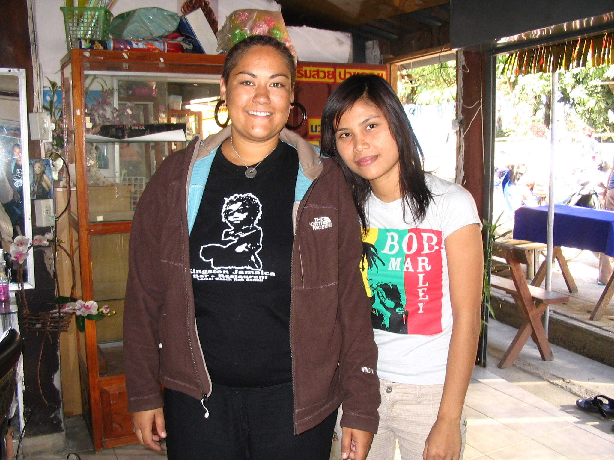 Ms. Tera, Educational Systems Manager and her new shaved head.