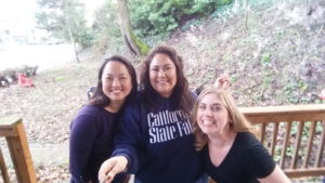 Ms. Tera, Educational Systems Manager with her best friends on a roadtrip in Portland.